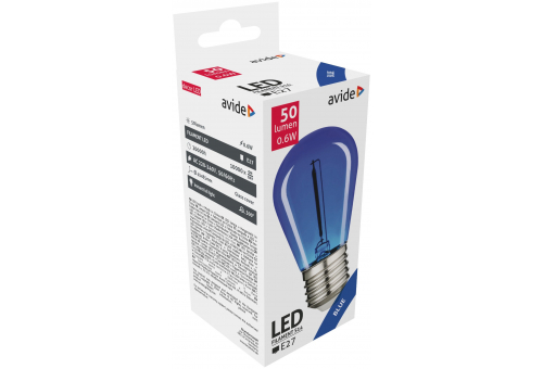 Decor LED Filament bulb  E27 Blue