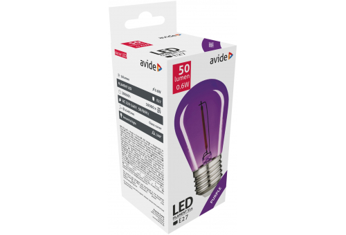 Decor LED Filament bulb  Purple