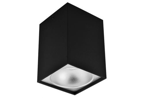 GU10 Spot Light Square Black-Silver