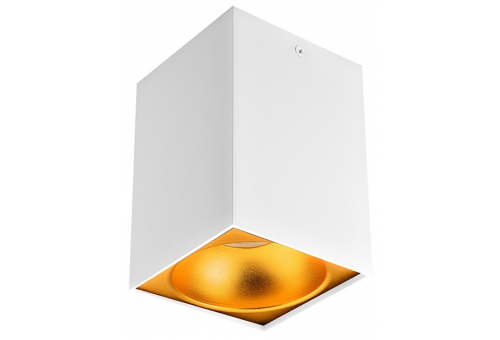 GU10 Spot Light Square White-Gold
