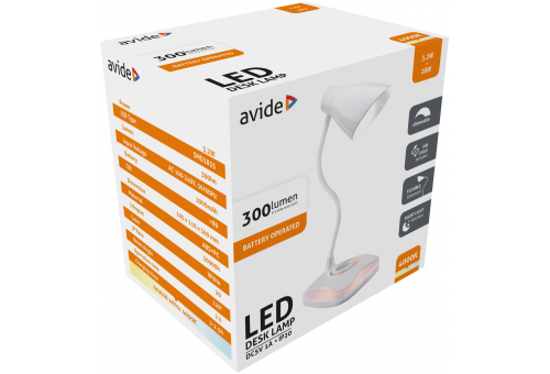 Avide LED Asztali Lámpa USB 3.2W