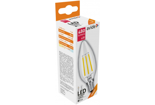 LED Filament Candle 4W E14 360° NW