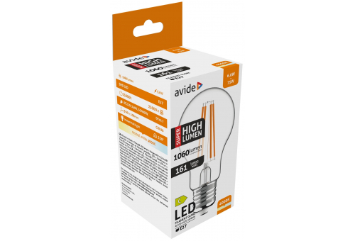 LED Filament Globe 6.6W E27 A60 NW Super High Lumen