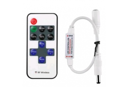 LED Strip 5-24V 144W Dimmer 11 Keys RF Remote and Controller