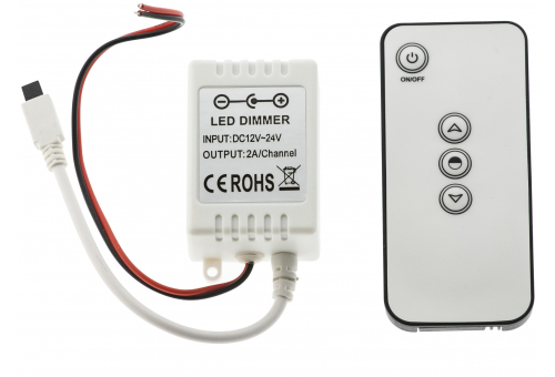 LED Strip 12V 48W Dimmer 3 Keys IR Remote and Controller
