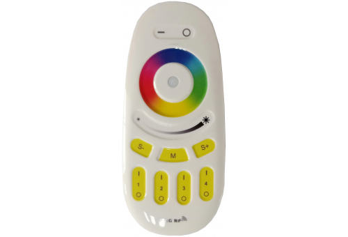 LED Strip 12V RGB+W 4 Zone RF Touch Remote for 288W controller