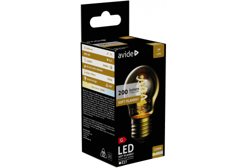 LED Soft Filament Mini Globe 3W E27 360° EW