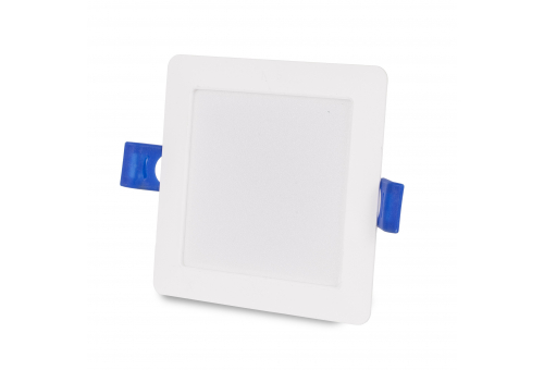 LED Ceiling Lamp Recessed Panel Square Plastic 5W NW