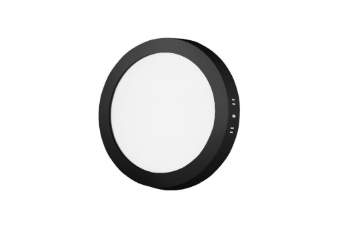 Avide LED Falra Szerelhető Kerek Mennyezeti Lámpa ALU 18W CCT IP44/IP20 Fekete