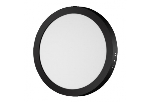 Avide LED Falra Szerelhető Kerek Mennyezeti Lámpa ALU 24W CCT IP44/IP20 Fekete