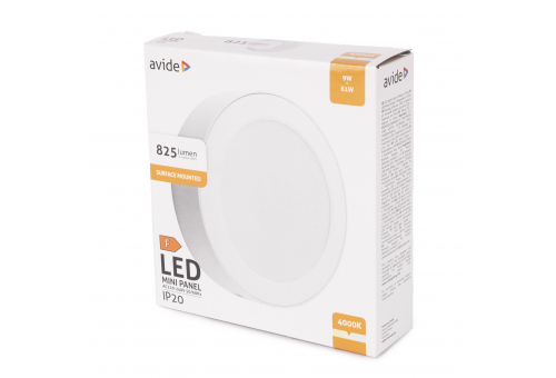 LED Ceiling Lamp Surface Mounted Round Plastic 9W NW 4000K