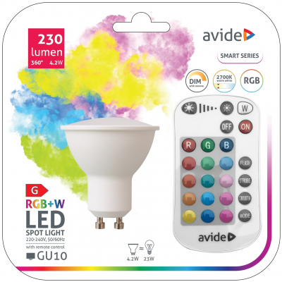 iDual GU10 LED RGB 6,5 watt 2200-6500 Kelvon 410 lumen JE0192881