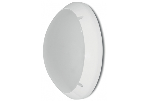 (Mars) Bulkhead Lamp Round IP65 27W NW White + PIR